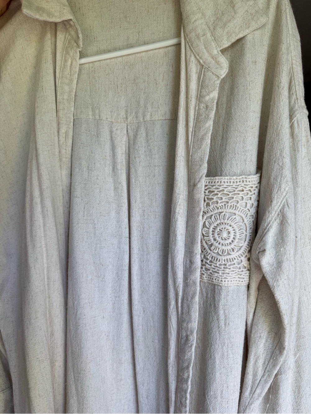 4th + Reckless Neutral Button Down - Beige